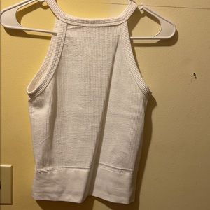 White crop top